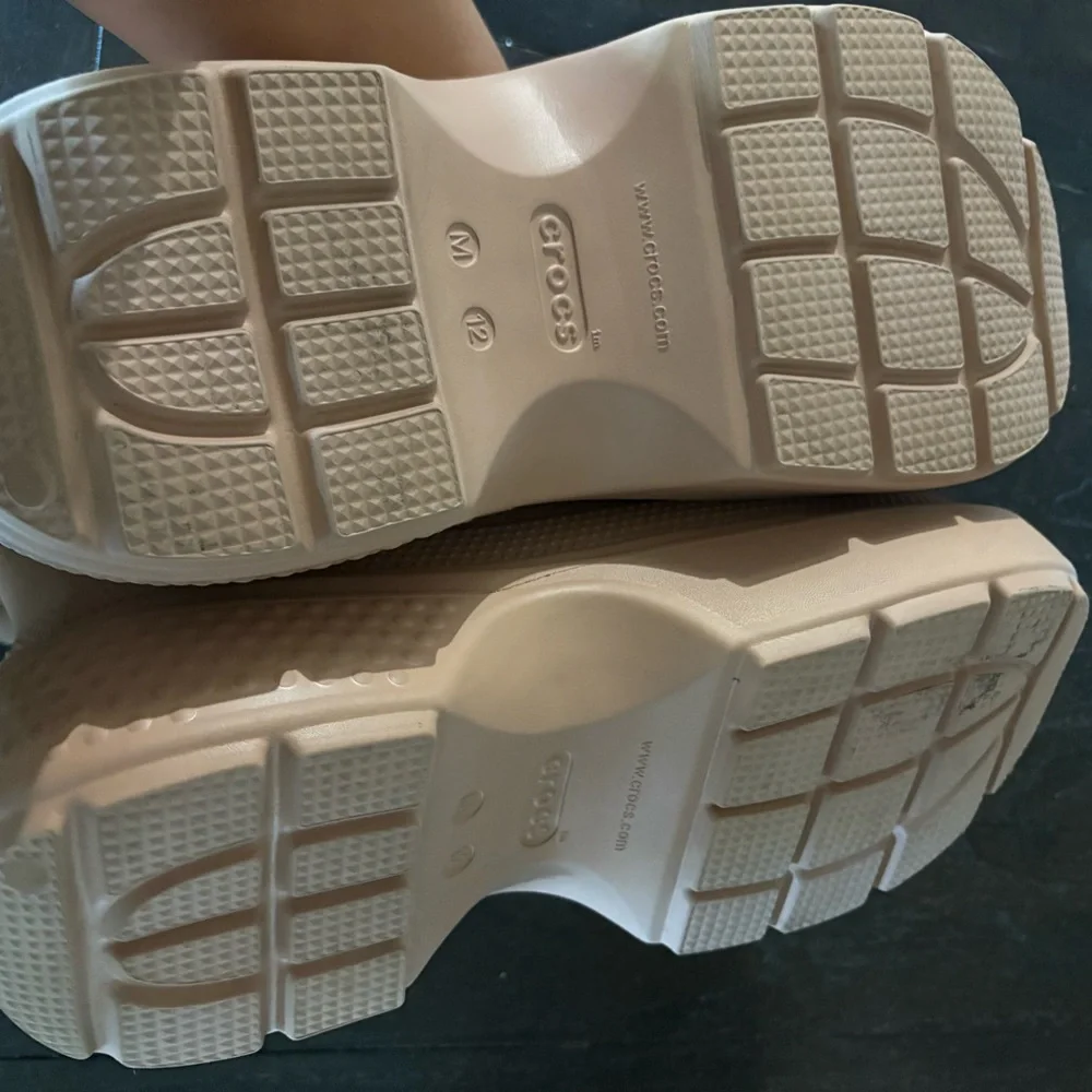 Crocs Stomp Faux Fur Lined Rubber Ankle‎ Boots Tan Men’s Size 12
